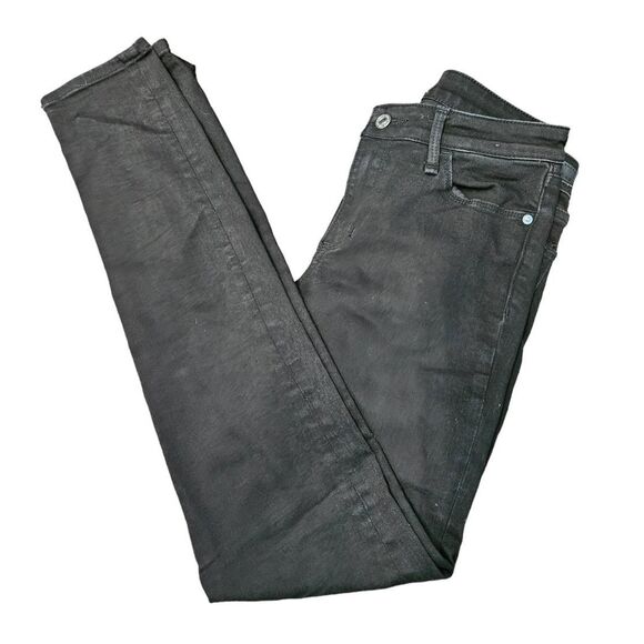 Abercrombie & Fitch Harper Super Skinny Black Jeans sz 4R - Picture 2 of 7